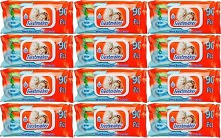 Freshmaker Papatya 90 Yaprak 12'li Paket Islak Mendil