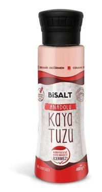 Bisalt Anadolu İyotlu Kristal Kaya Tuzu Değirmen 400 gr