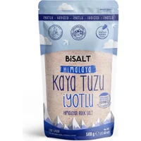 Bisalt Himalaya İyotlu Kristal Himalaya Tuzu Paket 500 gr