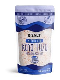 Bisalt İyotlu Kristal Himalaya Tuzu Paket 500 gr