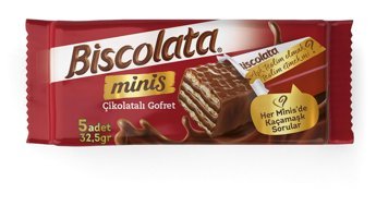 Biscolata Minis Sütlü Çikolatalı Gofret 32.5 gr