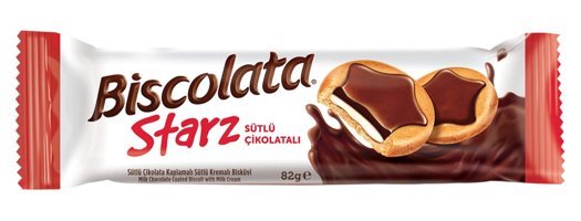 Biscolata Starz Sütlü Çikolatalı Bisküvi 82 gr