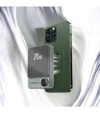 Fulltech Manyetik Kablosuz 10000 mAh Powerbank Yeşil