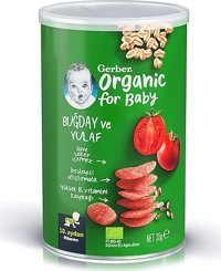Gerber Tahıllı Organik Buğday Sebzeli Bebek Atıştırmalığı 5x35 gr