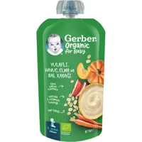 Gerber Tahıllı Glutensiz Organik Meyveli Yulaflı Kaşık Maması 110 gr