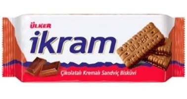 Ülker İkram Çikolata Kremalı Bisküvi 12x84 gr