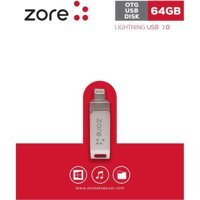 Zore USB 3.0 Lightning 64 GB Flash Bellek Gümüş