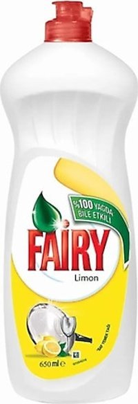 Fairy Limon Kokulu El Bulaşık Deterjanı 2x650 ml