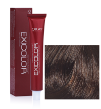 Exicolor 7.73 Kumral Kahve Altın Krem Saç Boyası 2x60 ml