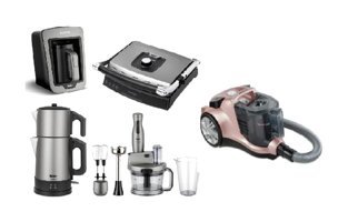 Fakir Silverstone 5'li Elektronik Çeyiz Seti Gri