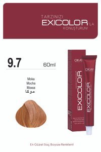 Exicolor 9.7 Mocha Krem Saç Boyası 2x60 ml