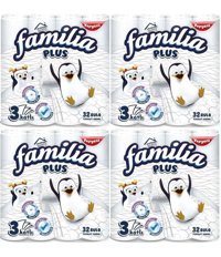Familia Plus 3 Katlı 128'li Rulo Tuvalet Kağıdı