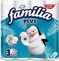 Familia Plus 3 Katlı 240'lı Rulo Jumbo Tuvalet Kağıdı
