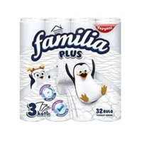 Familia Plus 3 Katlı 24x32'li Rulo Tuvalet Kağıdı