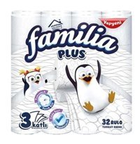 Familia Plus 3 Katlı 4x32'li Rulo Tuvalet Kağıdı