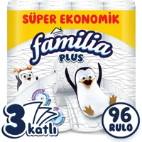 Familia Plus 3 Katlı Kokulu Renkli 96'lı Rulo Tuvalet Kağıdı