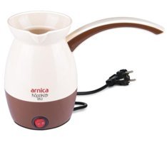 Arnica Köpüklü Eko 800 W 4 Fincan Kapasiteli Plastik Elektrikli Cezve Bej