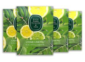 Eyüp Sabri Tuncer Çeşme Limonu Kolonyalı 50 Yaprak 4'lü Paket Islak Mendil