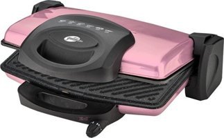 Goldmaster Gurmex 6 Dilim Granit Çıkarılabilir Plaka 1750 W Izgara Pembe Tost Makinesi
