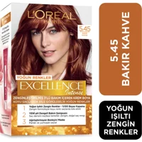 L'Oréal Paris 5.45 Bakır Kahve Krem Saç Boyası 48 ml