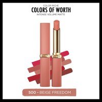 L'Oréal Paris 500 Beige Freedom Kalıcı Mat Krem Lipstick Ruj