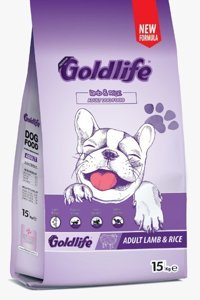 Goldlife Kuzu Eti ve Pirinç Tüm Irklar Yetişkin Köpek Maması 15 kg