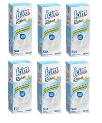 İçim İnek Sütü Laktozsuz 6'lı 200 ml