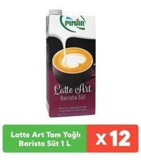 Pınar Barista İnek Sütü Laktozlu 12'li 1 lt