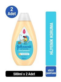 Johnson's Baby Kral Şakir Göz Yakmayan Hipoalerjenik Hassas Ciltler İçin Yeşil Çaylı Bebek Şampuanı 2x500 ml