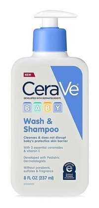 Cerave Baby Göz Yakmayan Tüm Ciltler İçin E Vitaminli Bebek Şampuanı 237 ml