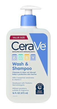 Cerave Baby Göz Yakmayan Tüm Ciltler İçin E Vitaminli Bebek Şampuanı 473 ml