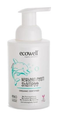 Ecowell Göz Yakmayan Yenidoğan Tüm Ciltler İçin Aynısefalı Bebek Şampuanı 300 ml