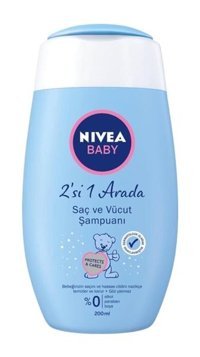 Nivea 2'si 1 Arada Göz Yakmayan Hipoalerjenik Hassas Ciltler İçin Papatya Özlü Bebek Şampuanı 200 ml