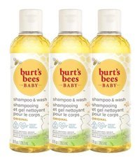 Burt's Bees Göz Yakmayan Hipoalerjenik Tüm Ciltler İçin Hindistan Cevizli Bebek Şampuanı 3x235 ml
