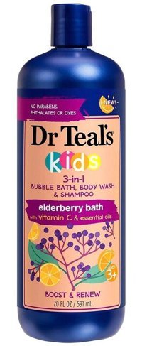 Dr. Teals Kids Tüm Ciltler İçin Portakallı Bebek Şampuanı 591 ml