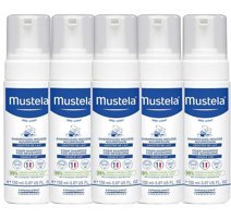 Mustela Göz Yakmayan Hipoalerjenik Yenidoğan Tüm Ciltler İçin Hindistan Cevizli Bebek Şampuanı 5x150 ml