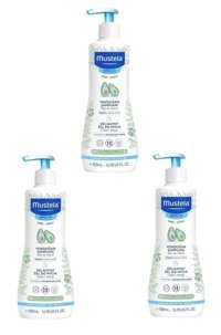 Mustela Göz Yakmayan Hipoalerjenik Yenidoğan Normal Ciltler İçin Avokadolu Bebek Şampuanı 3x500 ml