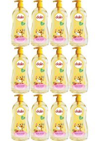 Dalin Kolay Tarama Göz Yakmayan Hipoalerjenik Tüm Ciltler İçin Badem Özlü Bebek Şampuanı 12x400 ml