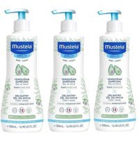 Mustela Gentle Göz Yakmayan Hipoalerjenik Yenidoğan Tüm Ciltler İçin Avokadolu Bebek Şampuanı 3x500 ml