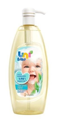 Uni Baby Göz Yakmayan Hipoalerjenik Yenidoğan Hassas Ciltler İçin Naneli Bebek Şampuanı 700 ml