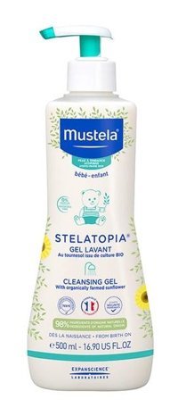 Mustela Stelatopia Göz Yakmayan Hipoalerjenik Yenidoğan Kuru Ciltler İçin Lavantalı Bebek Şampuanı 500 ml
