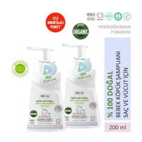 Siveno Konak Önleyici Göz Yakmayan Hipoalerjenik Yenidoğan Hassas Ciltler İçin Lavantalı Bebek Şampuanı 2x200 ml