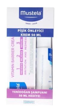 Mustela Göz Yakmayan Hipoalerjenik Yenidoğan Tüm Ciltler İçin Hindistan Cevizli Bebek Şampuanı 50 ml