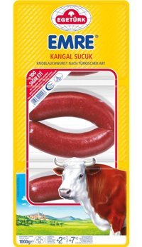 Egetürk Acısız Kangal Sığır Sucuk 1 kg