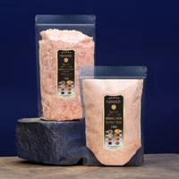 Hanzade İyotlu Toz Himalaya Tuzu Paket 1 kg + Kristal Himalaya Tuzu 1 kg