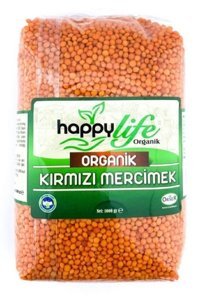 Happy Life Kırmızı Mercimek 1 kg