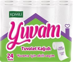 Komili 2 Katlı 24'lü Rulo Tuvalet Kağıdı