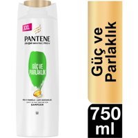 Pantene Güç ve Parlaklık Tüm Saçlar İçin Sade Standart Unisex Şampuanı