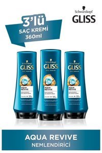 Gliss Aqua Revive Nemlendirici Tüm Saçlar İçin Deniz Yosunu Kremli Şampuan Standart Unisex Şampuanı