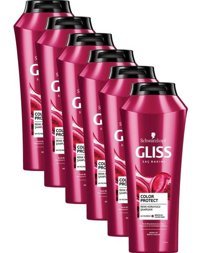Gliss Color Protect Arındırıcı Tüm Saçlar İçin Sade Standart Unisex Şampuanı 6x500 ml